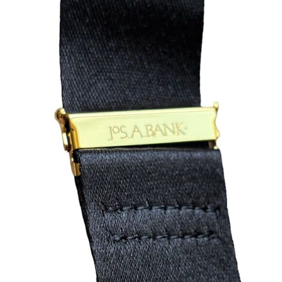 New Jos A. Bank Braces Suspenders Solid Black - Picture 5 of 6